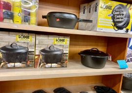 cast iron pots and pans