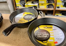 cast iron pots and pans