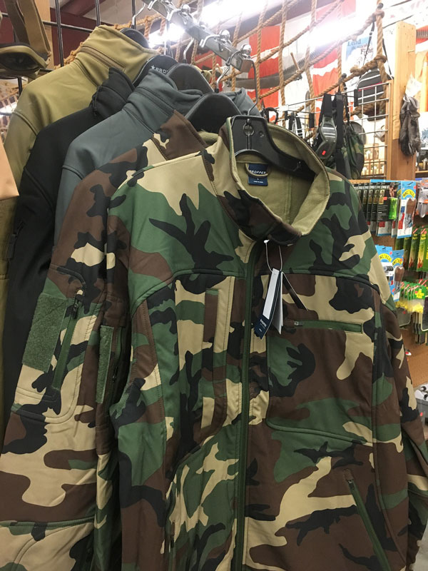 Camo wind breaker