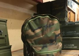 camouflage backpack