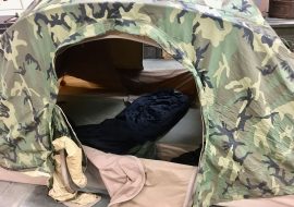 Camo tent